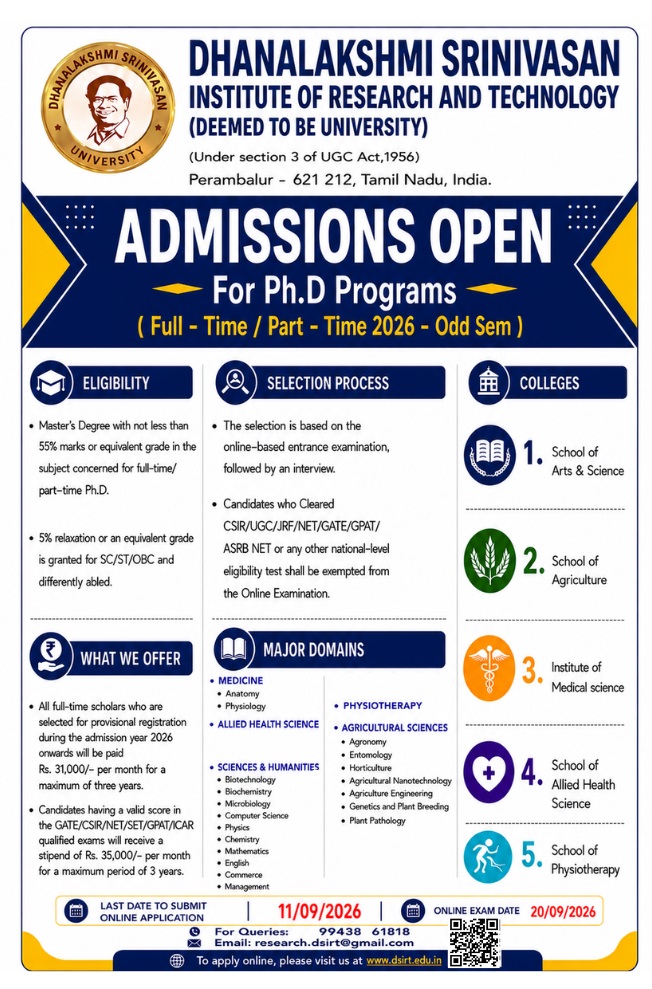Admissions 2026-27
